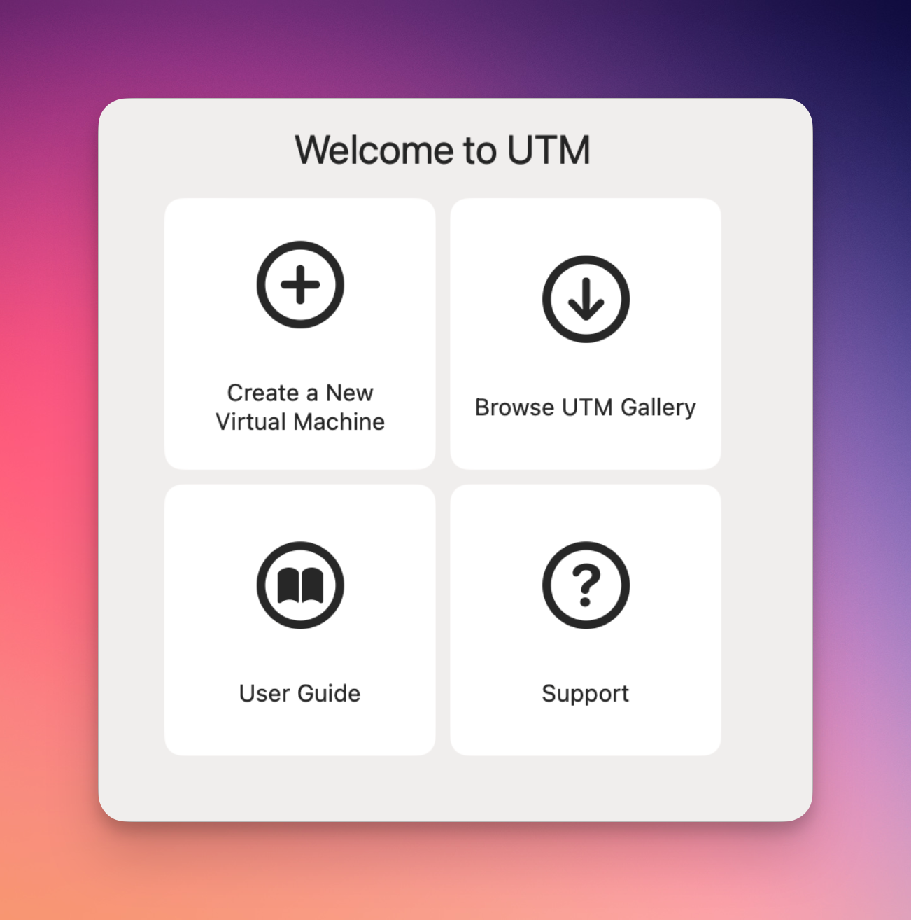 Create a new Virtual Machine